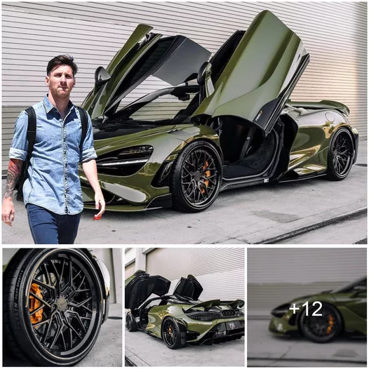 Admire the beauty of the 2020 McLaren 765LT supercar, Monster, 755 horsepower twin-turbo V8 presented by Lionel Messi in Florida